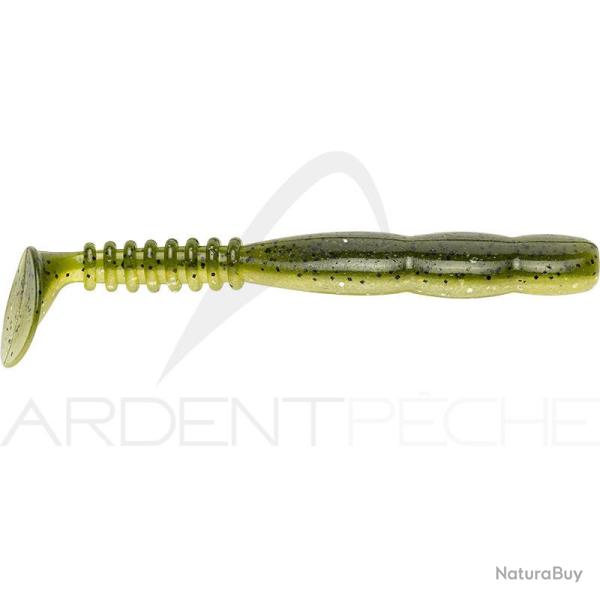 Leurre souple REINS Fat rockvibe shad 5 B16 Dos vert