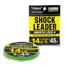 Fils fluorocarbone TORAY Shock leader smooth lock+ 8lb