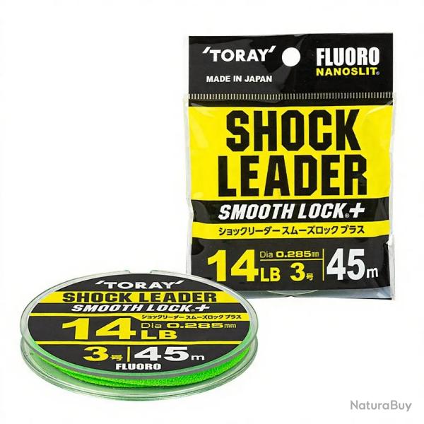 Fils fluorocarbone TORAY Shock leader smooth lock+ 10lb