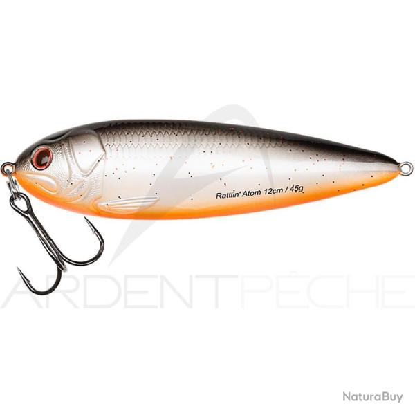 Cuiller ondulante ABU GARCIA Rattlin atom 12cm Fegis