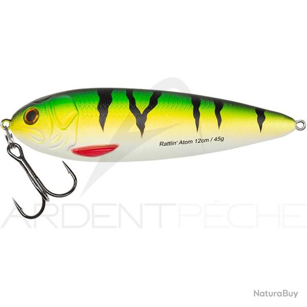 Cuiller ondulante ABU GARCIA Rattlin atom 12cm Perch