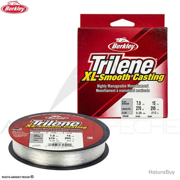 Fils nylon BERKLEY Trilene XL mono 270m � 0.26mm
