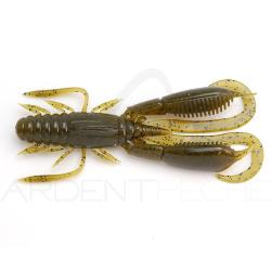 Leurre souple RAID JAPAN Battle hog 4.4 001 Green pumpkin seed