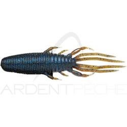 Leurre souple RAID JAPAN Buggy craw 4 020 Dark cinnamon/Blue flake