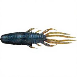 Leurre souple RAID JAPAN Buggy craw 4 020 Dark cinnamon/Blue flake