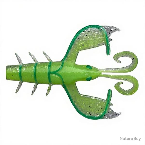 Leurre souple ILLEX Magic craw 50 Magic chartreuse craw