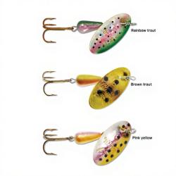Cuiller tournante PANTHER MARTIN Classic holographic PMH 2 Pink yellow