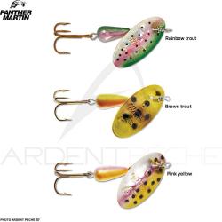 Cuiller tournante PANTHER MARTIN Classic holographic PMH 4 Pink yellow