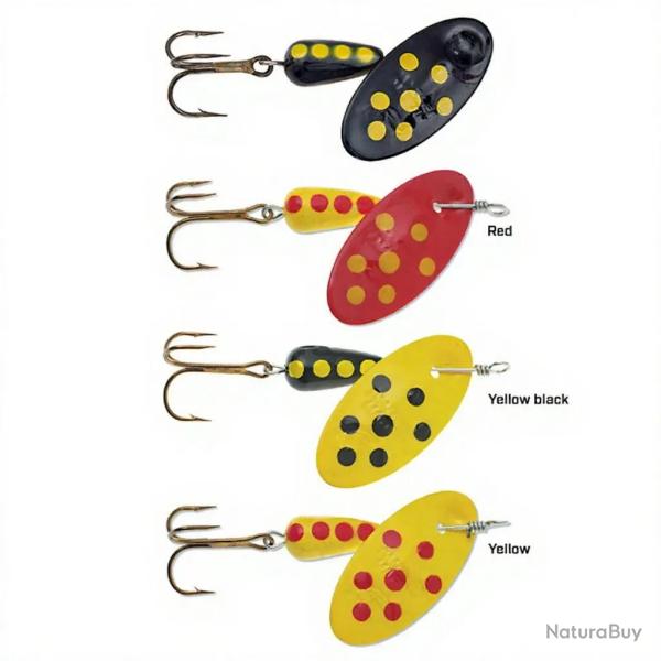 Cuiller tournante PANTHER MARTIN Spotted PMSP Jaune 2
