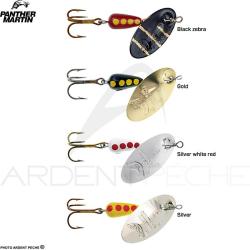 Cuiller tournante PANTHER MARTIN Regular 9 Black zebra