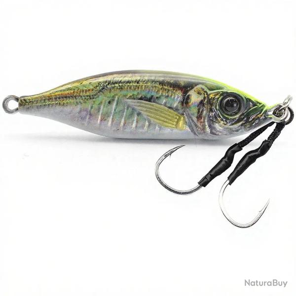 Jig LITTLE JACK Metal adict 06 40g 07 Chart head glow belly aji