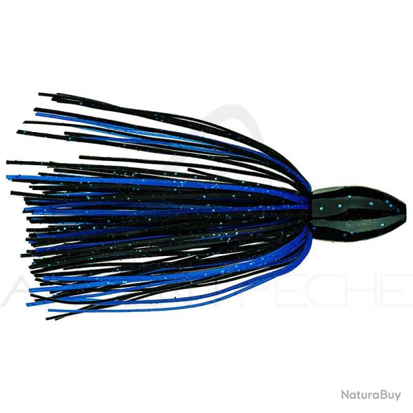 Plomb balle STRIKE KING Tour grade tungsten slither rig 28g Black blue flake