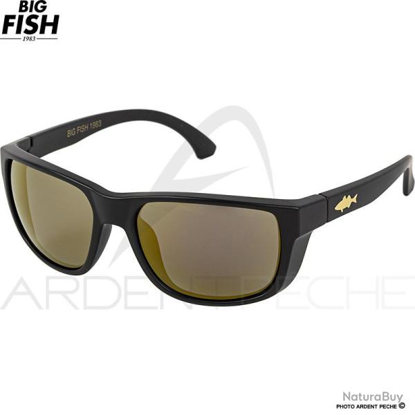 Lunettes polarisantes BIG FISH 1983 Curve fish Sea bass iridium gold
