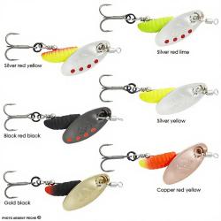 Cuiller tournante SAVAGE GEAR Grub spinner Gold black 2.2g
