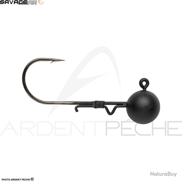 T�te plomb�e SAVAGE GEAR Tungsten ball jighead 2g H1/0