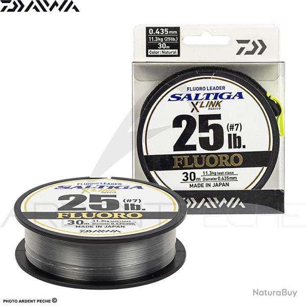 Fils fluorocarbone DAIWA Saltiga X Link � 0.235mm