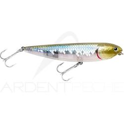 Poisson nageur LUCKY CRAFT Sammy 100 SW Zebra MS Ghost minnow