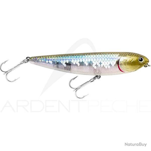 Poisson nageur LUCKY CRAFT Sammy 100 SW Zebra MS Ghost minnow