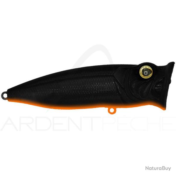 Leurre de surface STRIKE PRO Pike pop 90 MN12 Black orange mat
