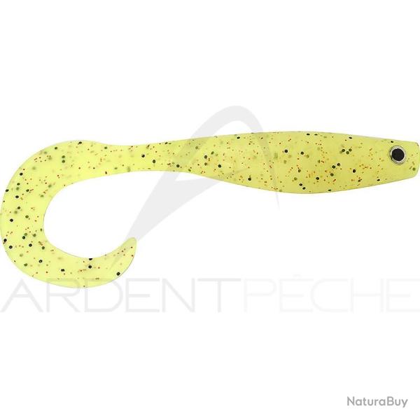 Leurre souple HYPERLASTICS Curlyminn topwater 6 Double pepper