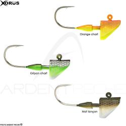 T&ecirc;te plomb&eacute;e XORUS Big fish radical 7g H3/0 Orange chart