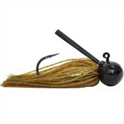 Rubber jig XORUS Ulti rubber jig 8g Pumpkin green