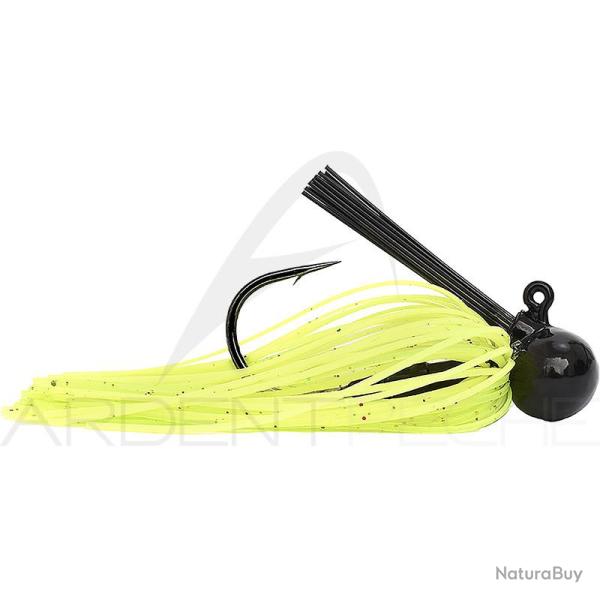 Rubber jig XORUS Ulti rubber jig 17g Chartreuse pepper