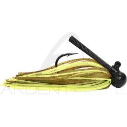 Rubber jig XORUS Ulti rubber jig 21g Chartreuse pumpkin