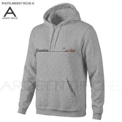 Sweat GRUNDENS Lobsterman hoodie Athletic heather
