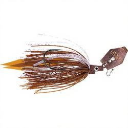 Chatterbait CWC Pig hula chatterbait 21g MOP Motoroil pepper