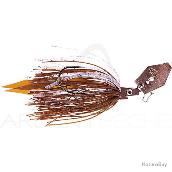 Chatterbait CWC Pig hula chatterbait 21g MOP Motoroil pepper