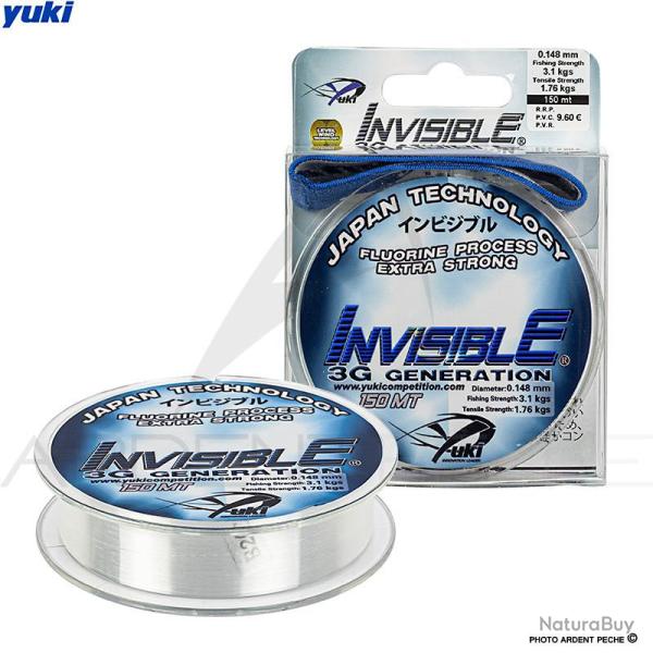 Fil nylon YUKI Invisible 3G generation 150m � 0.12mm