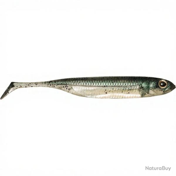 Leurre souple FISH ARROW Flash-J Shad 4 neon green silver