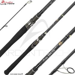 Canne spinning ULTIMATE FISHING Five spin 95 MH Silver flash