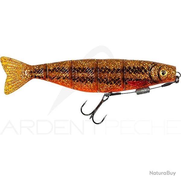 Leurre souple FOX RAGE Loaded pro shad jointed 14cm UV Goldie