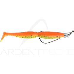 Leurre souple MEGABASS Super spindle worm 4 VM mont&eacute; VJ36 5g H2/0 x1 Orange chart