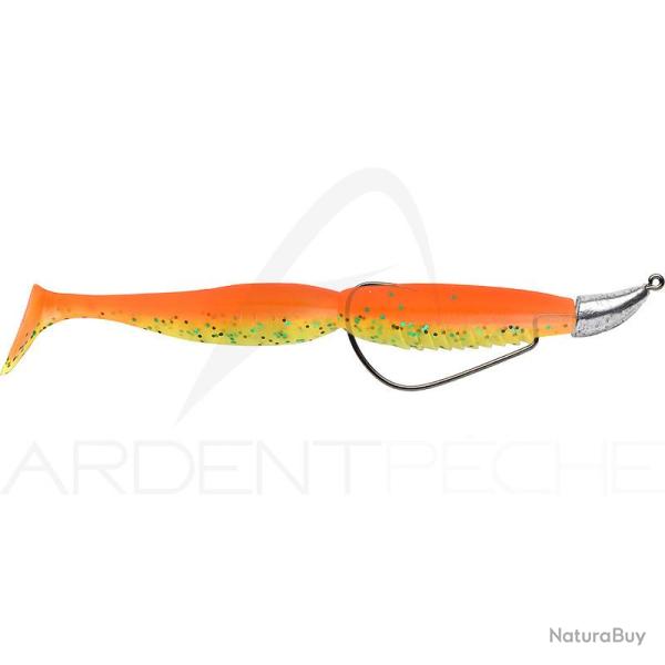 Leurre souple MEGABASS Super spindle worm 4 VM mont� VJ36 5g H2/0 x1 Orange chart