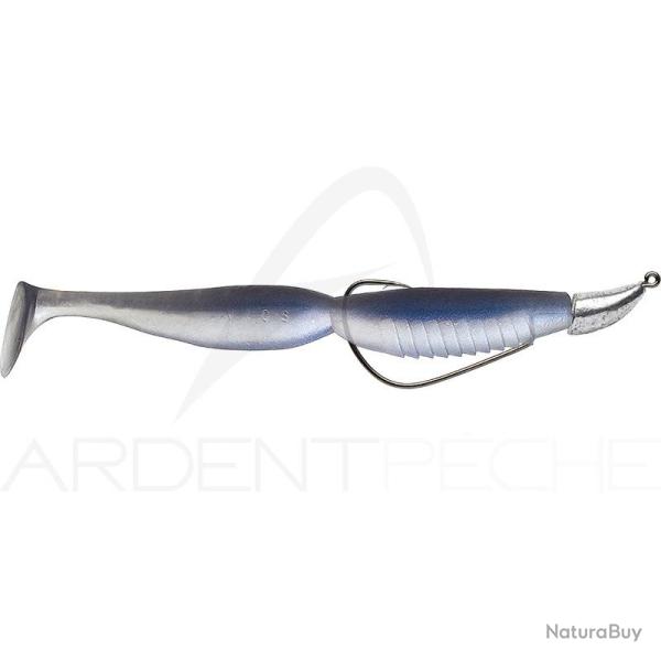 Leurre souple MEGABASS Super spindle worm 4 VM mont� VJ36 5g H2/0 x1 Albino