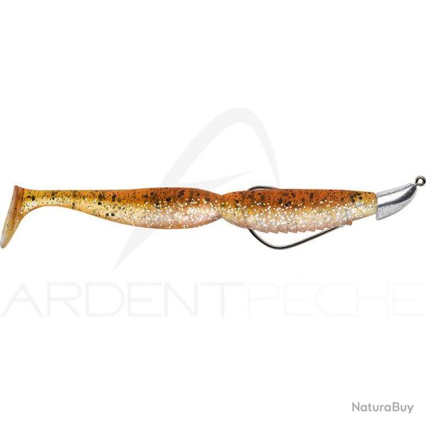 Leurre souple MEGABASS Super spindle worm 5 VM mont� VJ36 11g H3/0 x1 Tinsel brown