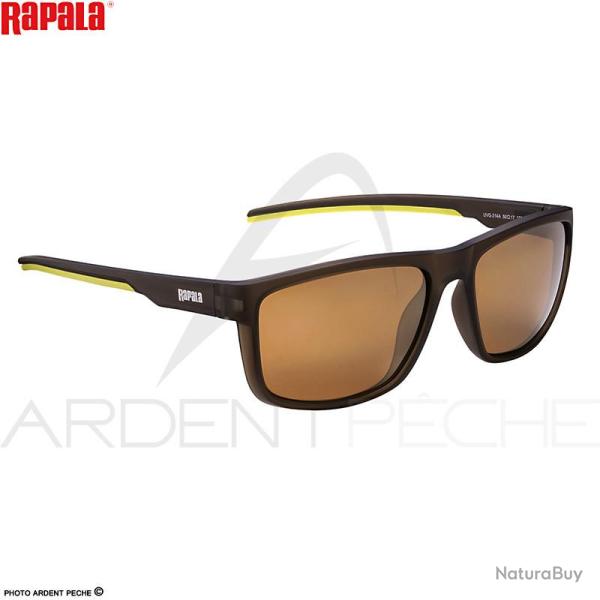 Lunettes polarisantes RAPALA Urban vision gear Jaune marron Marron miroir