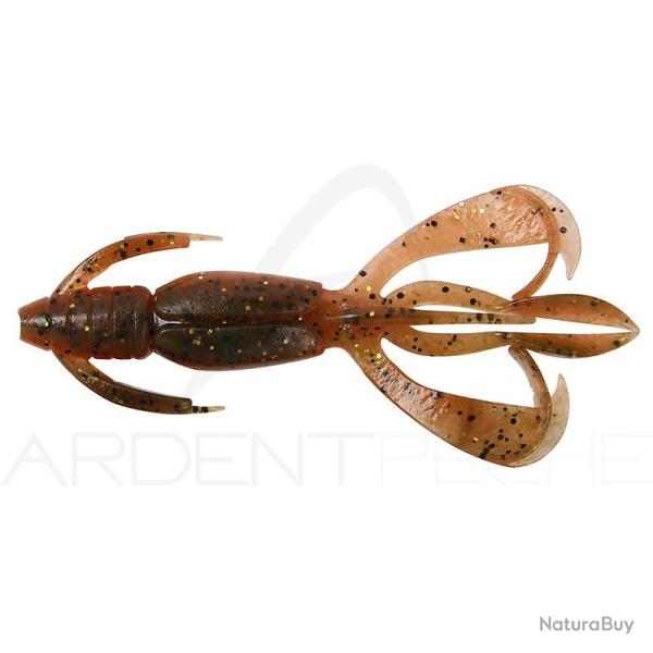 Leurre souple KEITECH Crazy flapper 2 520 Green pumpkin/Orange gold