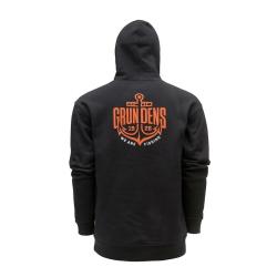 Sweat GRUNDENS Displacement hoodie logo anchor Black