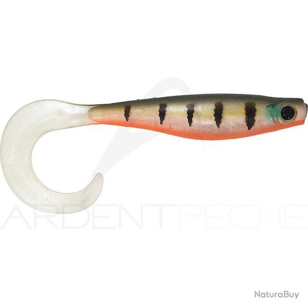 Leurre souple HYPERLASTICS Curlyminn round jig head 6 14g Red fin perch