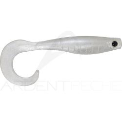 Leurre souple HYPERLASTICS Curlyminn round jig head 6 14g Blanc