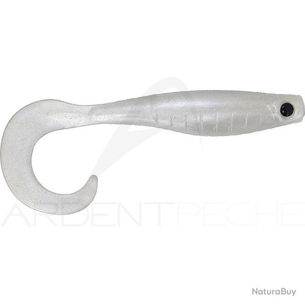 Leurre souple HYPERLASTICS Curlyminn round jig head 6 14g Blanc