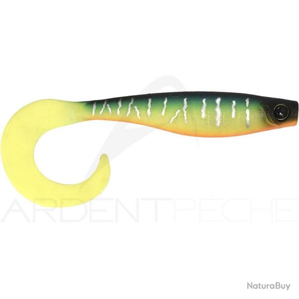 Leurre souple HYPERLASTICS Curlyminn round jig head 6 21g Mat tiger