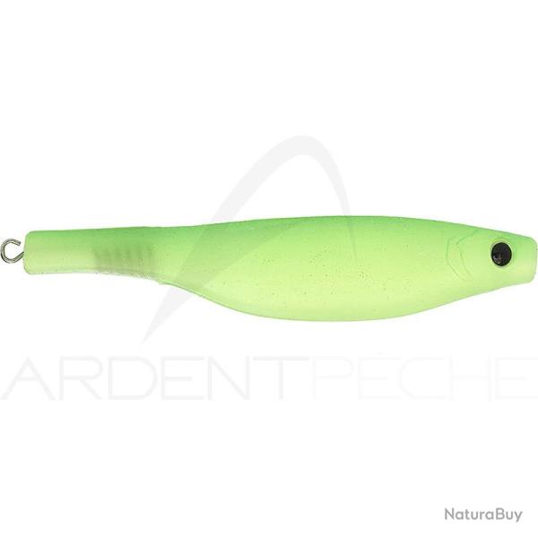 Leurre souple HYPERLASTICS Dartspin round jig head 3.5 7g Psychedelic chart/Chartreuse