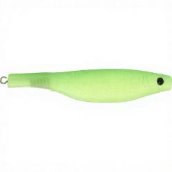 Leurre souple HYPERLASTICS Dartspin round jig head 3.5 10g Psychedelic chart/Chartreuse