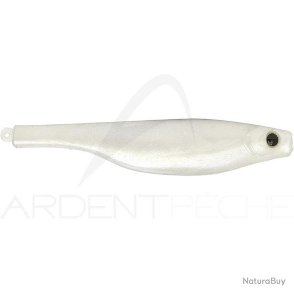 Leurre souple HYPERLASTICS Dartspin round jig head 3.5 10g White/Charteuse