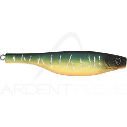 Leurre souple HYPERLASTICS Dartspin football jig head 4.5 10g Mat tiger/Chartreuse